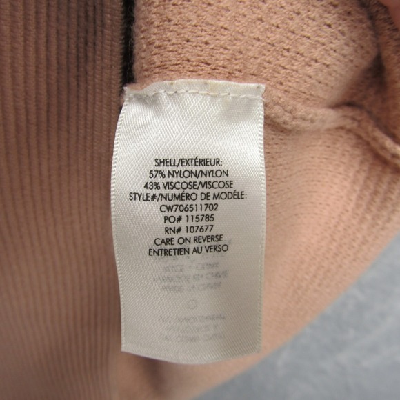 Alice + Olivia Sweater Dress Large Hana Womens Sleeveless Mock Neck Midi Pink - Picture 10 of 15